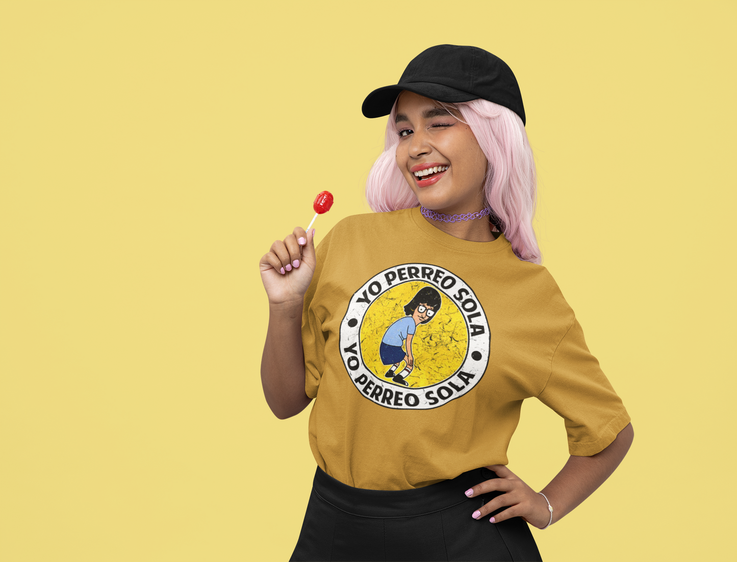 Yo Perreo Sola T-shirt | Dancing Bunny Lyric | Reggaeton Tees | 4 Colors - Latinos 4 The World