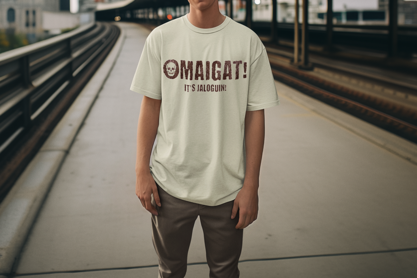 Omaigat! It's Jaloguin Latino T-shirt | OMG Halloween, Boo Scary Spooky Horror Costume Latino | Unisex - 3 Colors - Latinos 4 The World