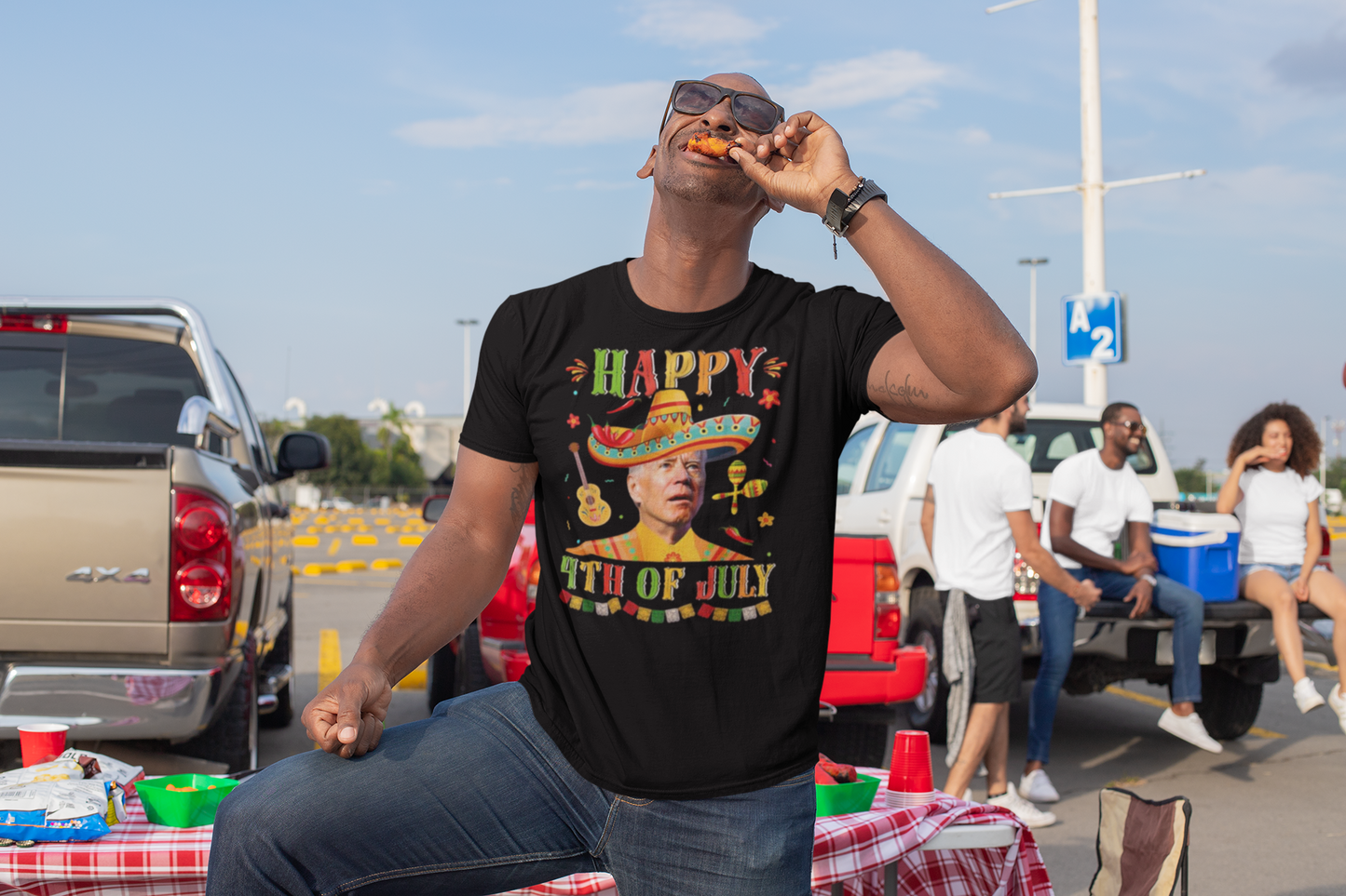 Happy 4th Of July or Cinco De Mayo Confused Joe Biden T-shirt | Funny Viral Latino Tees | Unisex - 3 Colors - Latinos 4 The World