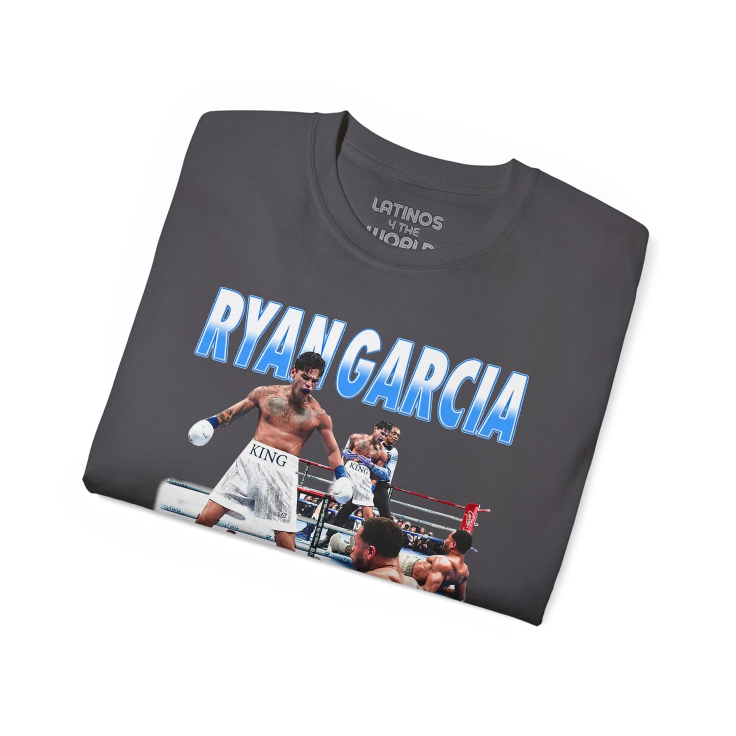 RYAN GARCIA v. DEVIN HANEY T-SHIRT | KNOCKDOWN OF THE YEAR GRAPHIC | 4 COLORS - Latinos 4 The World