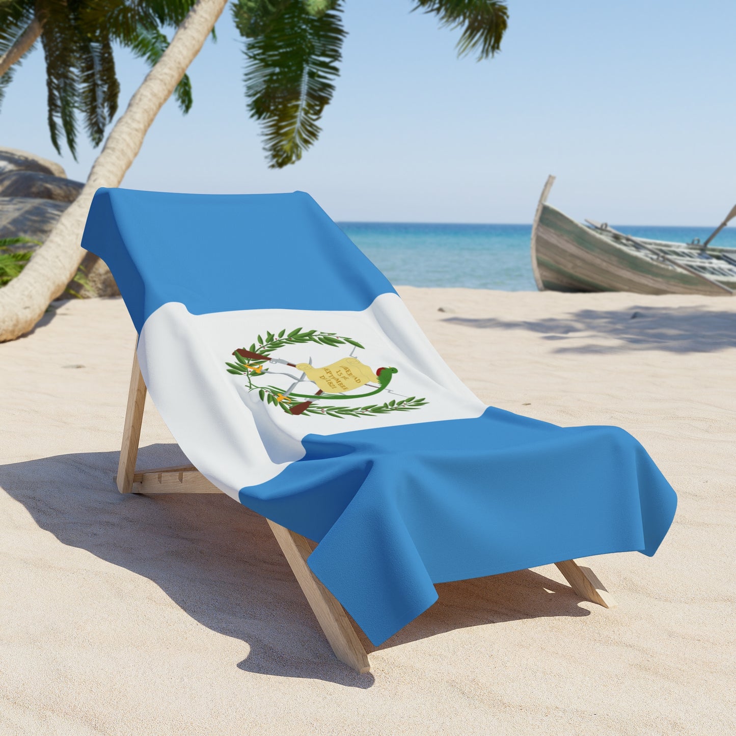 Guatemala Flag Beach Towel | Quality & Long Lasting - 2 Sizes | Guatemalan Pride | Gift for Guatemalans - Latinos 4 The World