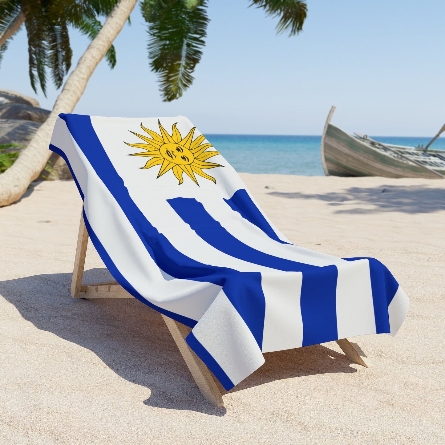 Uruguay Flag Beach Towel | Quality & Long Lasting - 2 Sizes | Uruguayan Pride | Gift for Uruguayans - Latinos 4 The World