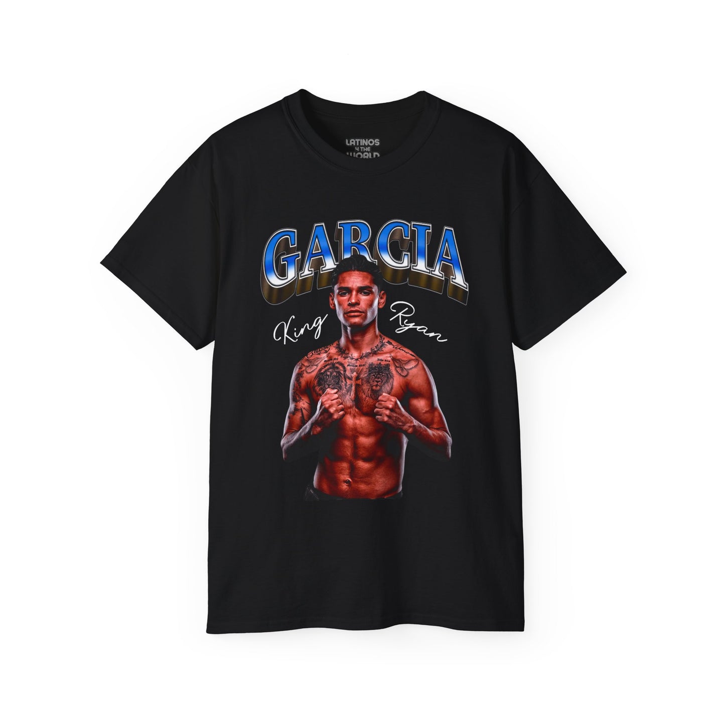 KING RYAN GARCIA POSE T-SHIRT | 4 COLORS - Latinos 4 The World