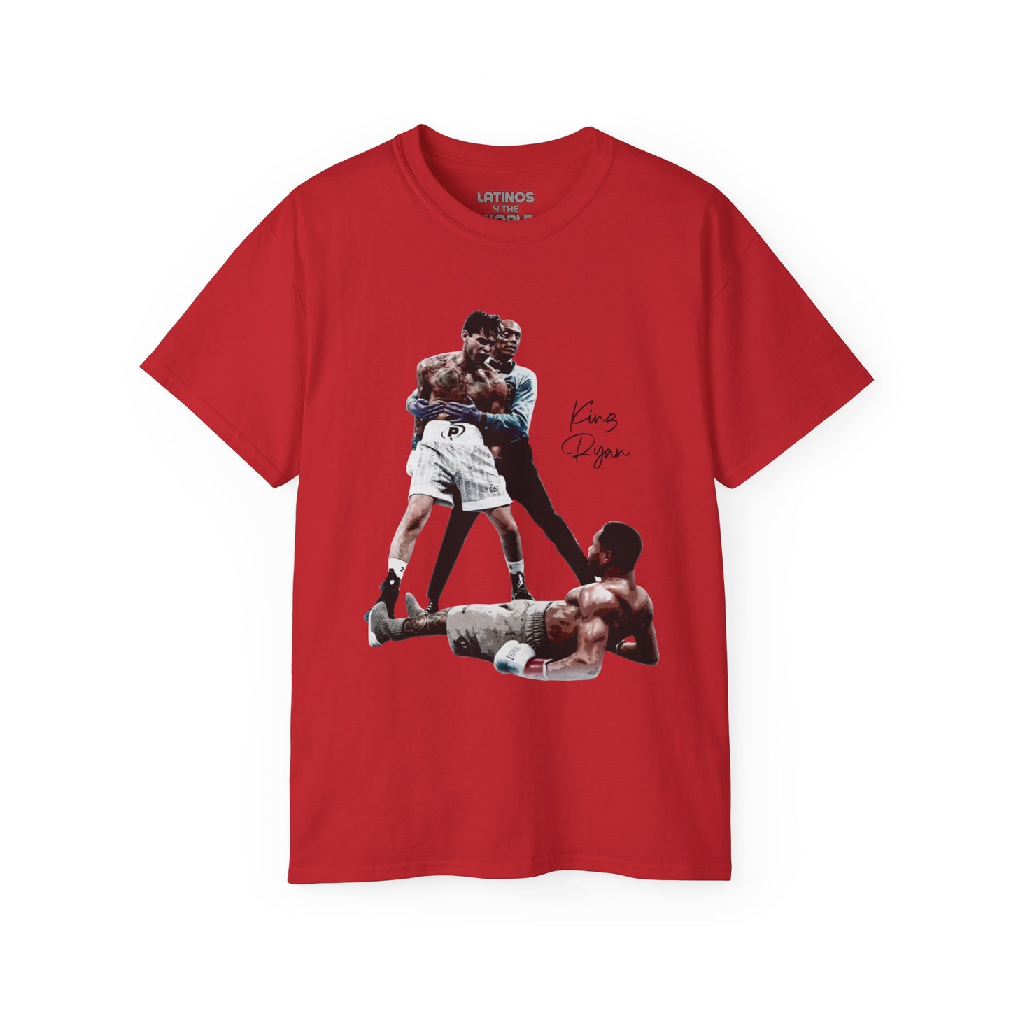 RYAN GARCIA v. DEVIN HANEY T-SHIRT | KNOCKDOWN SNAPSHOT GRAPHIC | 4 COLORS - Latinos 4 The World