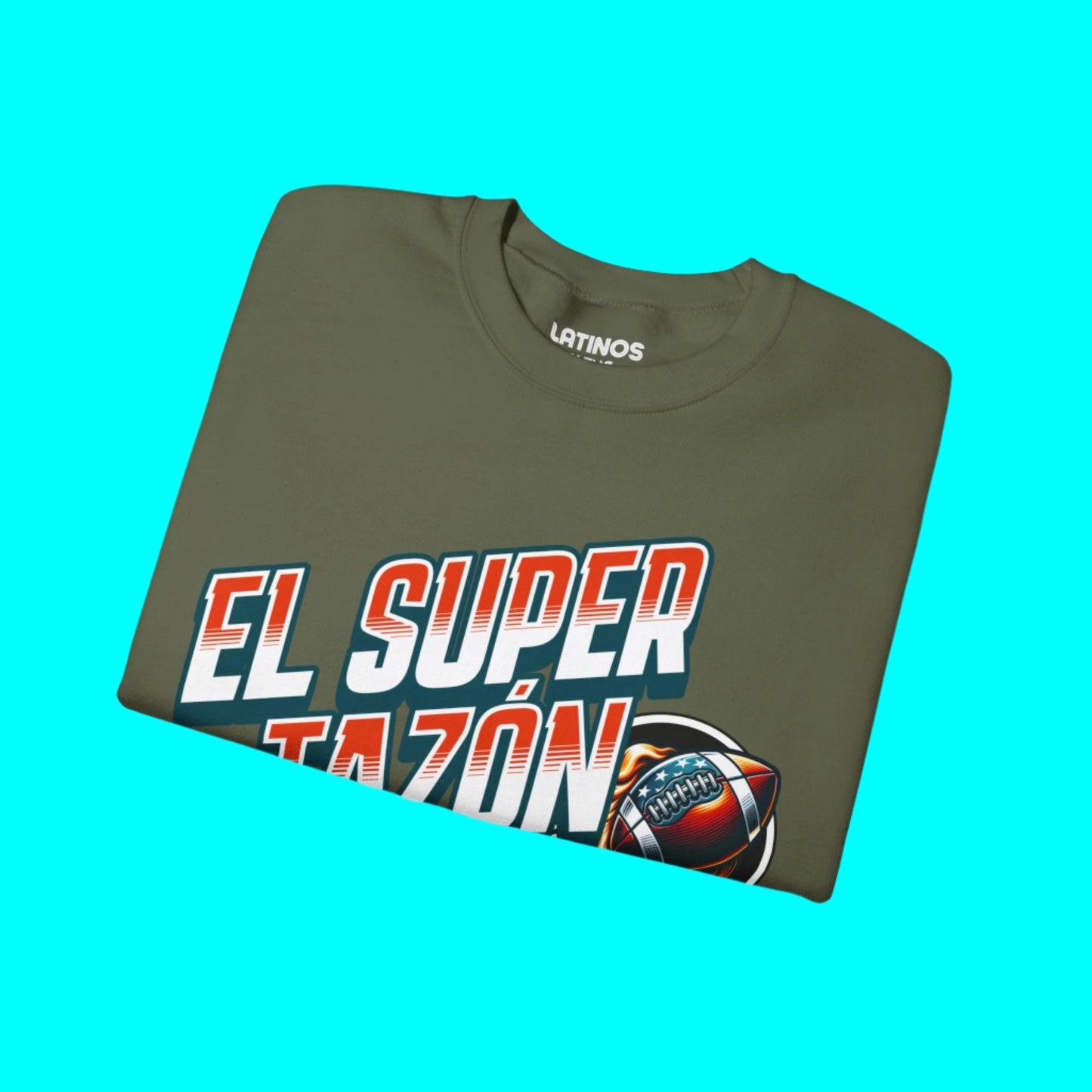 El Super Tazón Football Fleece Lined Crewneck | Viral Funny Latino Sports | 3 Colors