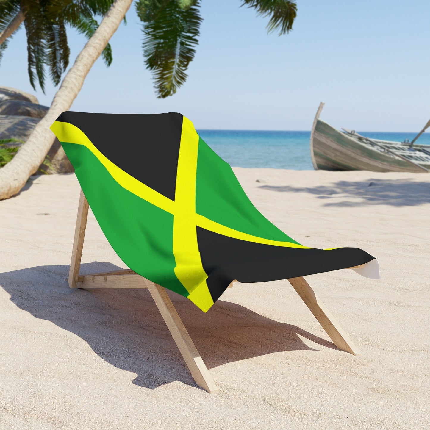 Jamaica Flag Beach Towel | Quality & Long Lasting - 2 Sizes | Jamaican Pride | Gift for Jamaican - Latinos 4 The World