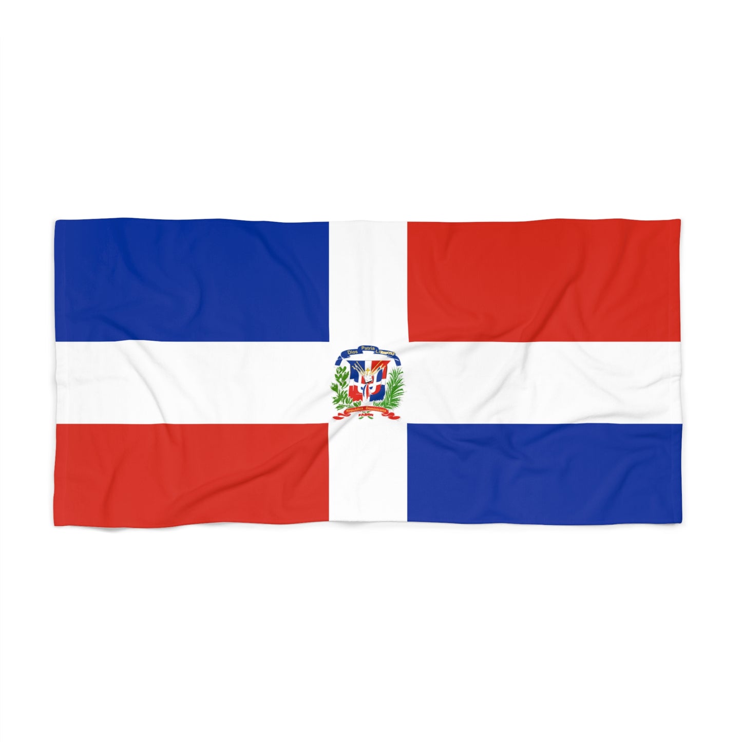 Dominican Republic Flag Beach Towel | Quality Long Lasting - 2 Sizes | Dominican Pride, Gift for Dominicans - Latinos 4 The World