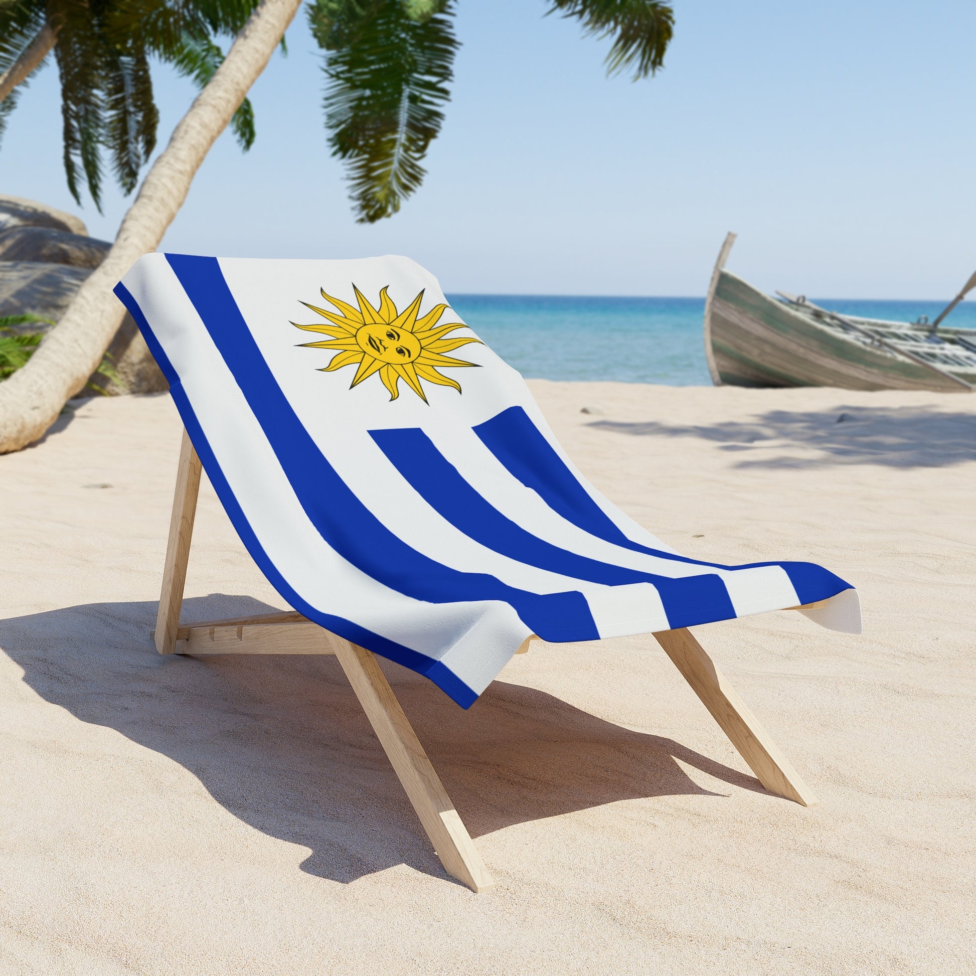 Uruguay Flag Beach Towel | Quality & Long Lasting - 2 Sizes | Uruguayan Pride | Gift for Uruguayans - Latinos 4 The World