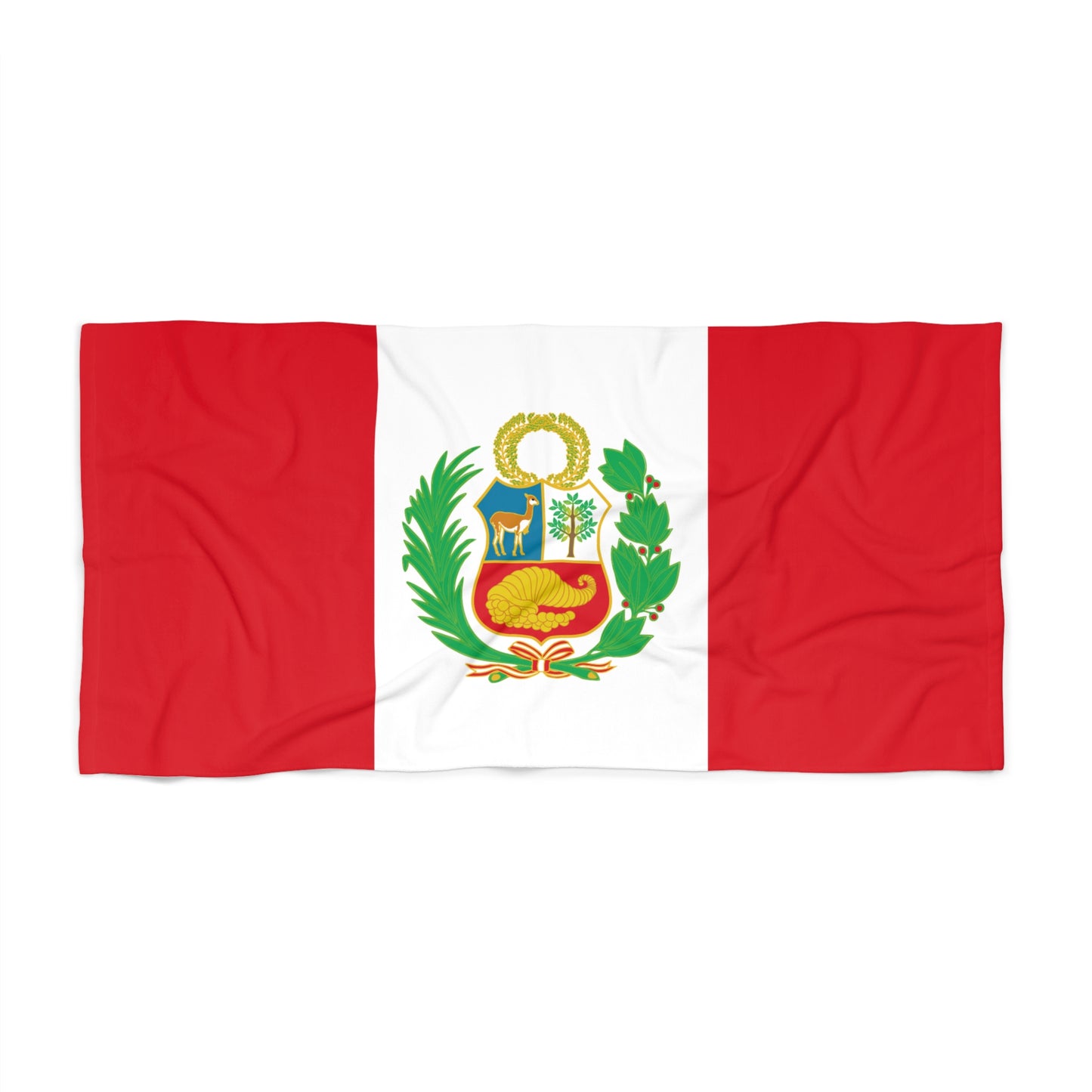 PERU Flag Beach Towel | Quality & Long Lasting - 2 Sizes | Peruvian Pride | Gift for Peruvians - Latinos 4 The World