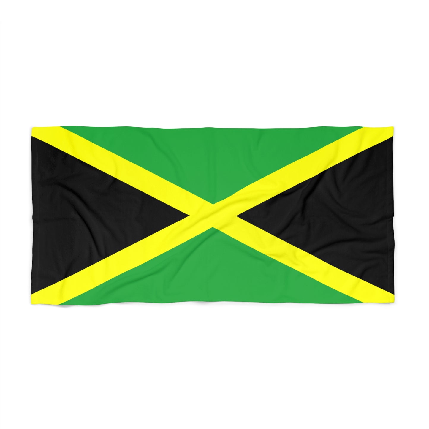 Jamaica Flag Beach Towel | Quality & Long Lasting - 2 Sizes | Jamaican Pride | Gift for Jamaican - Latinos 4 The World