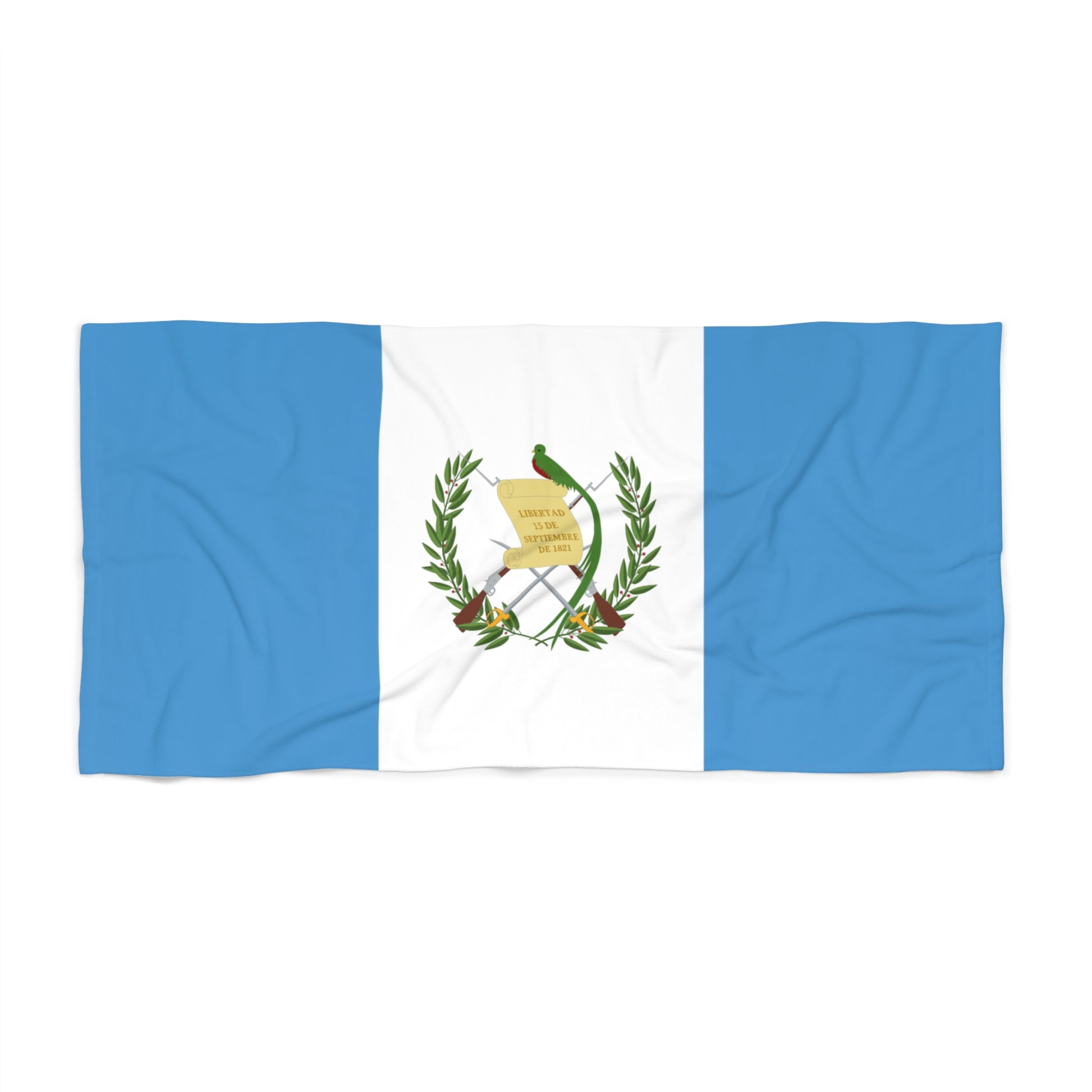 Guatemala Flag Beach Towel | Quality & Long Lasting - 2 Sizes | Guatemalan Pride | Gift for Guatemalans - Latinos 4 The World