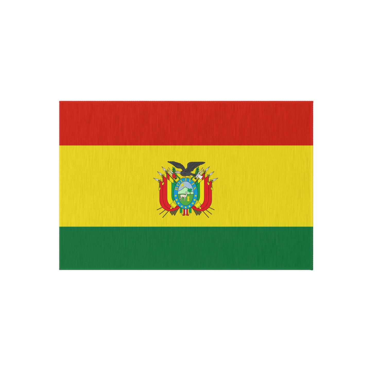 Flag Of Bolivia Outdoor Non-Slip Door Mat | Santa Cruz | El Alto | La Paz | Gift for Bolivians | 24"x36"