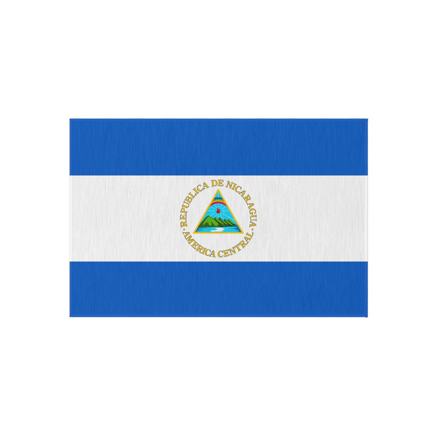 Flag Of Nicaragua Outdoor Non-Slip Door Mat | Managua | León | Tipitapa | Gift for Nicaraguans | 24"x36"