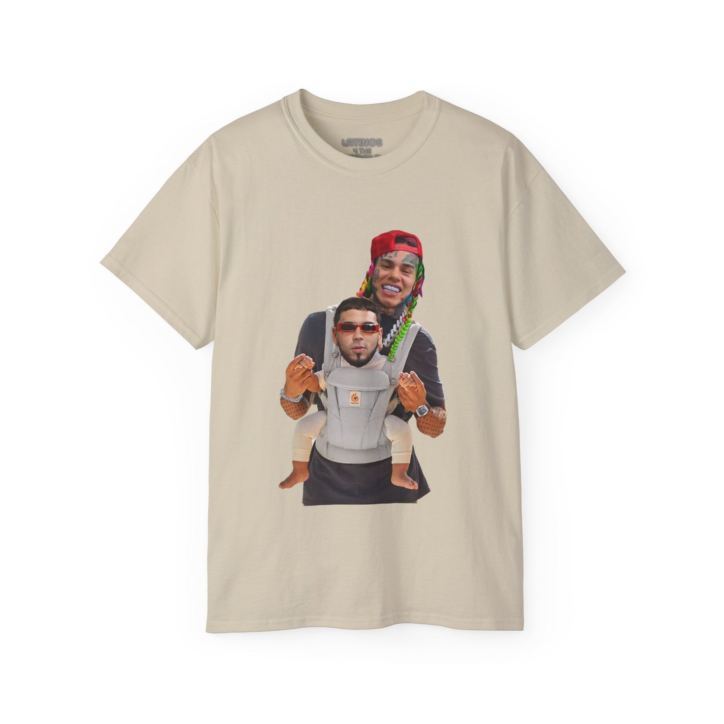 Tekashi 69 Tee | Beef with Anuel AA 6ix9ine Daddy Baby Carriage Design | 5 Colors | Heavy Cotton - Latinos 4 The World