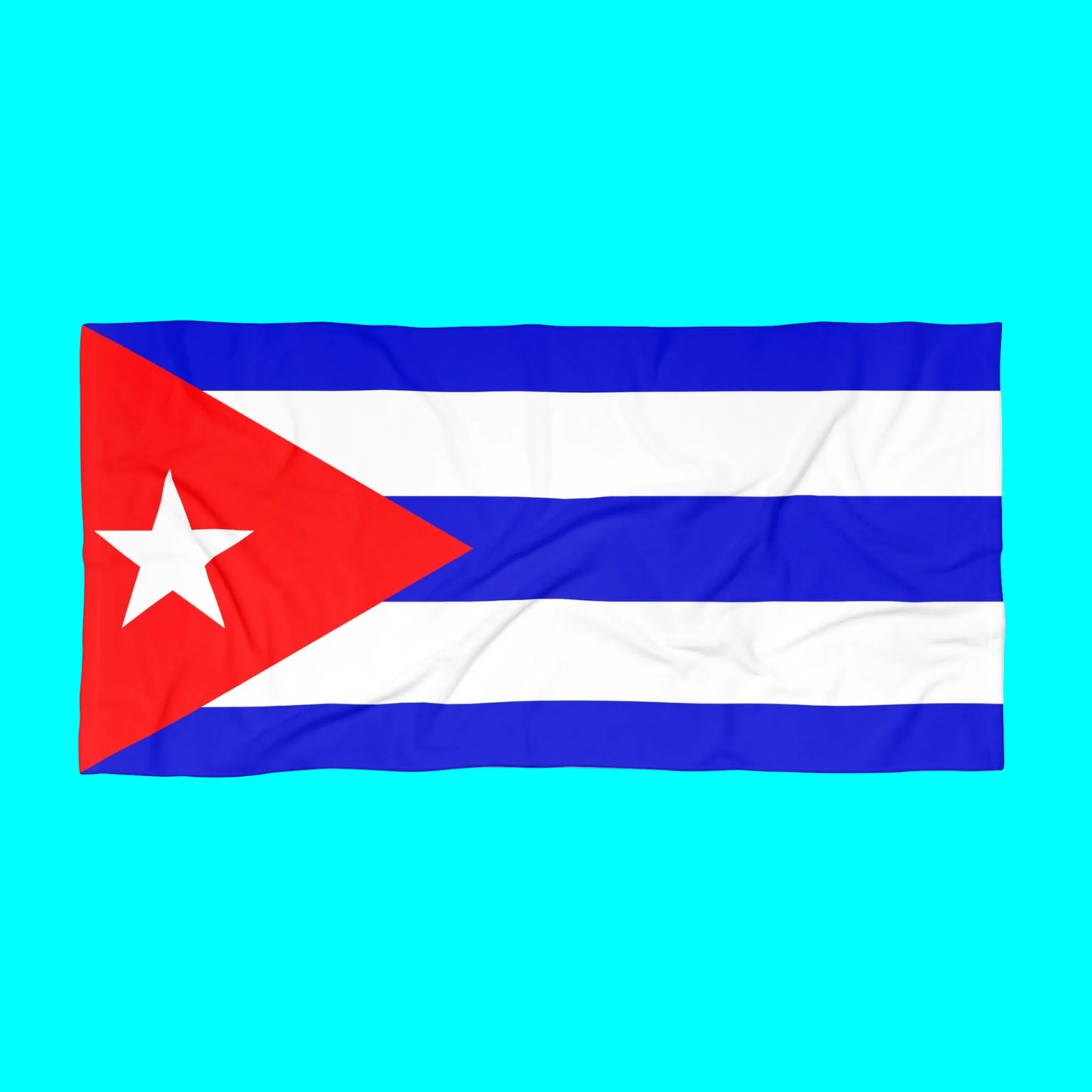 Cuba Flag Beach Towel | Quality & Long Lasting - 2 Sizes | Cuban Pride | Gift for Cubanos