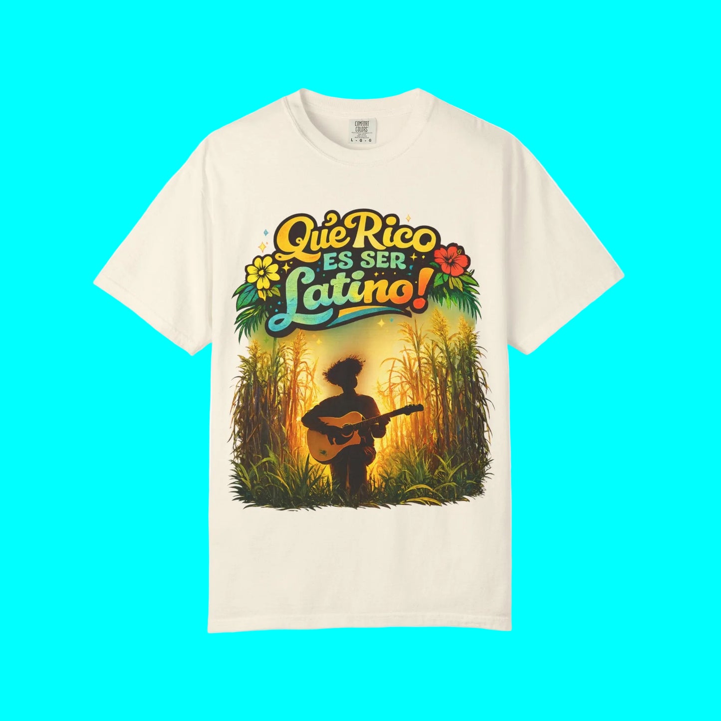 Que Rico Es Ser Latino T-shirt | Sugar Cane Field, North, Central, & South American Unity | Latino Pride Viral Tees