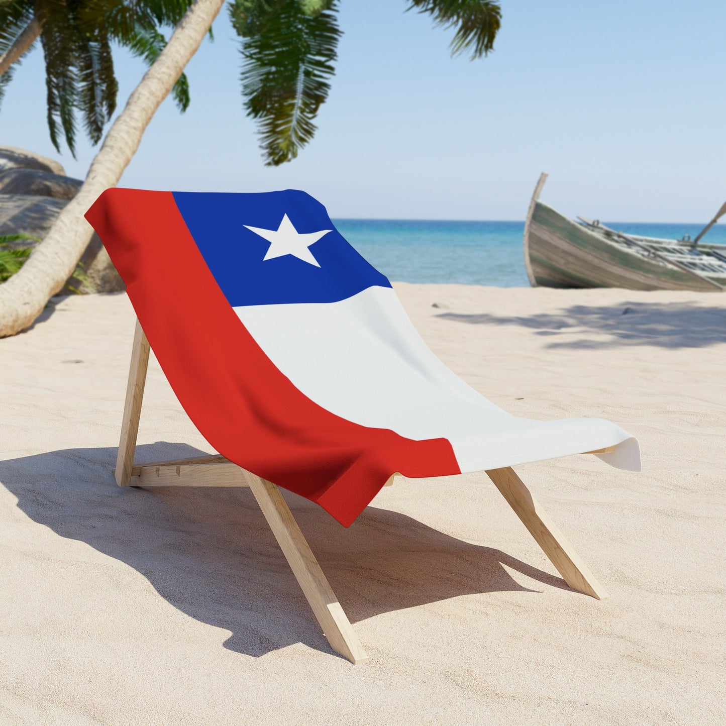 CHILE Flag Beach Towel | Quality & Long Lasting - Larger or Smaller | Chilean Pride | Gift for Chileans - Latinos 4 The World