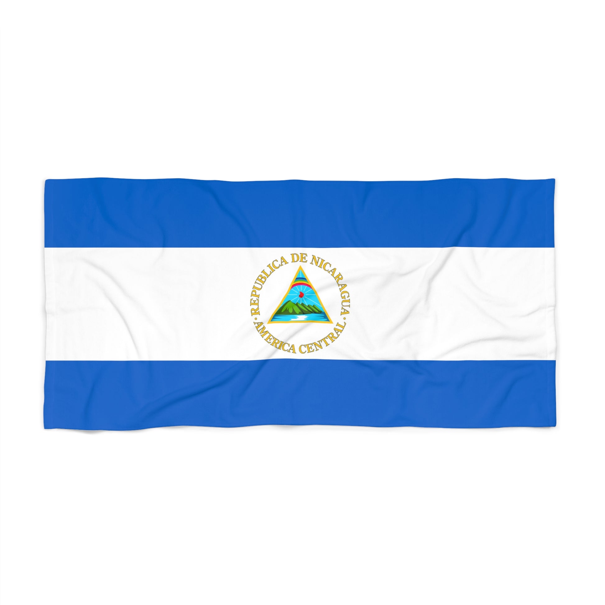 Nicaragua Flag Beach Towel | Quality & Long Lasting - 2 Sizes | Nicaraguan Pride | Gift for Nicaraguans - Latinos 4 The World