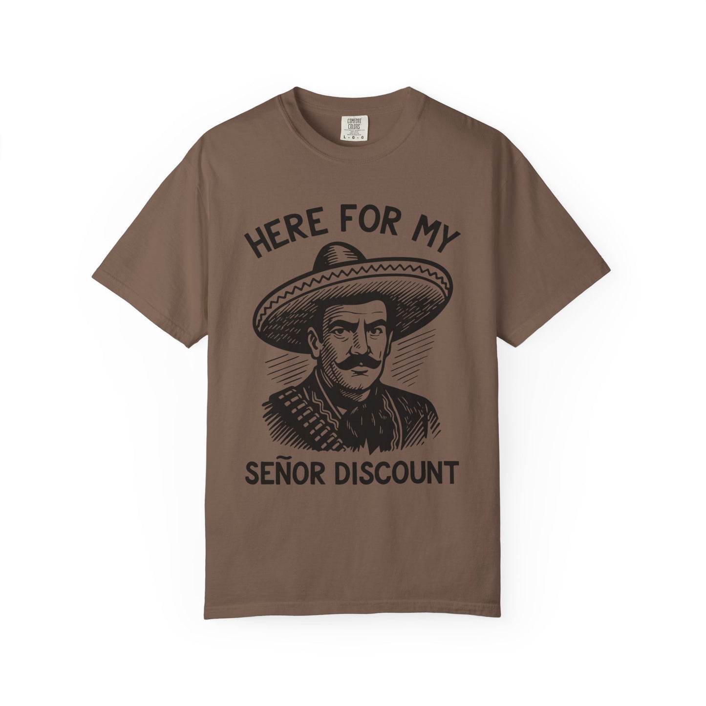 Here For My Señor Discount Mariachi Sombrero Retirement T-shirt | Funny Latino | 3 Colors