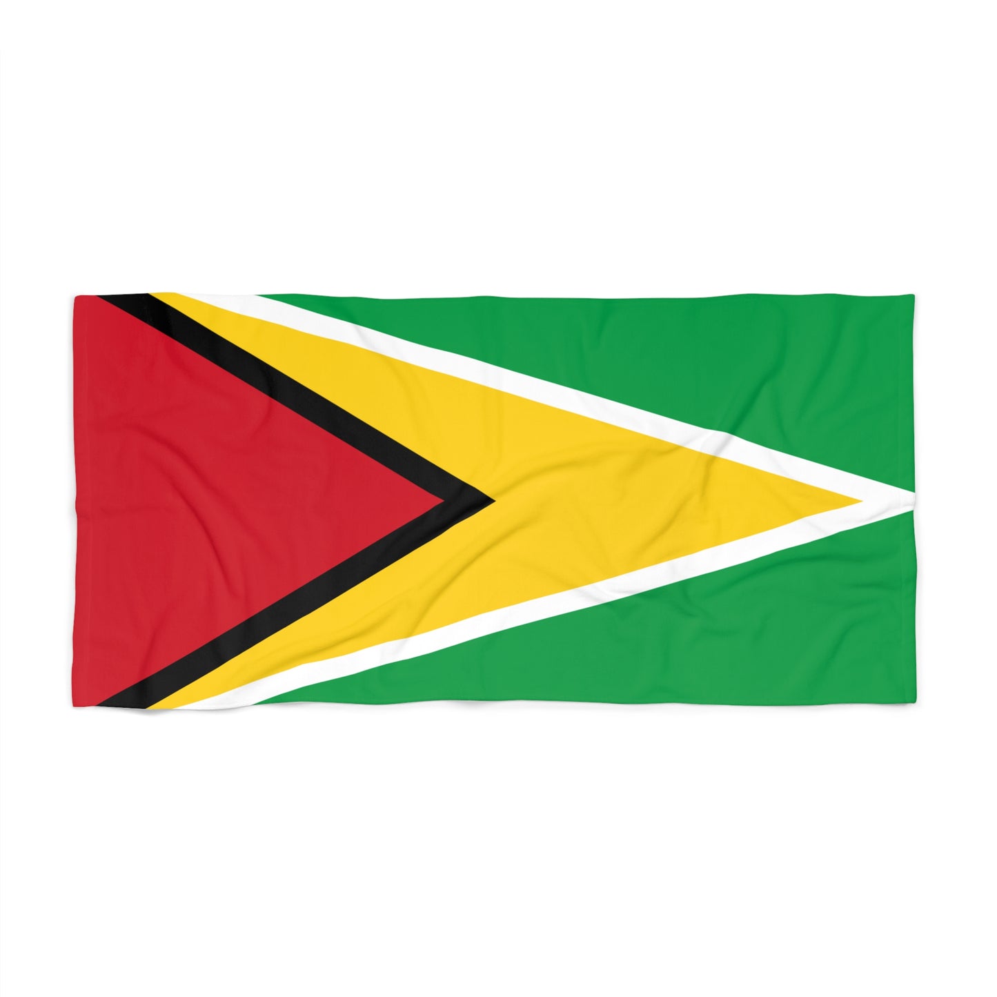 Guyana Flag Beach Towel | Quality & Long Lasting - 2 Sizes | Guyanese Pride | Gift for Guyanans - Latinos 4 The World