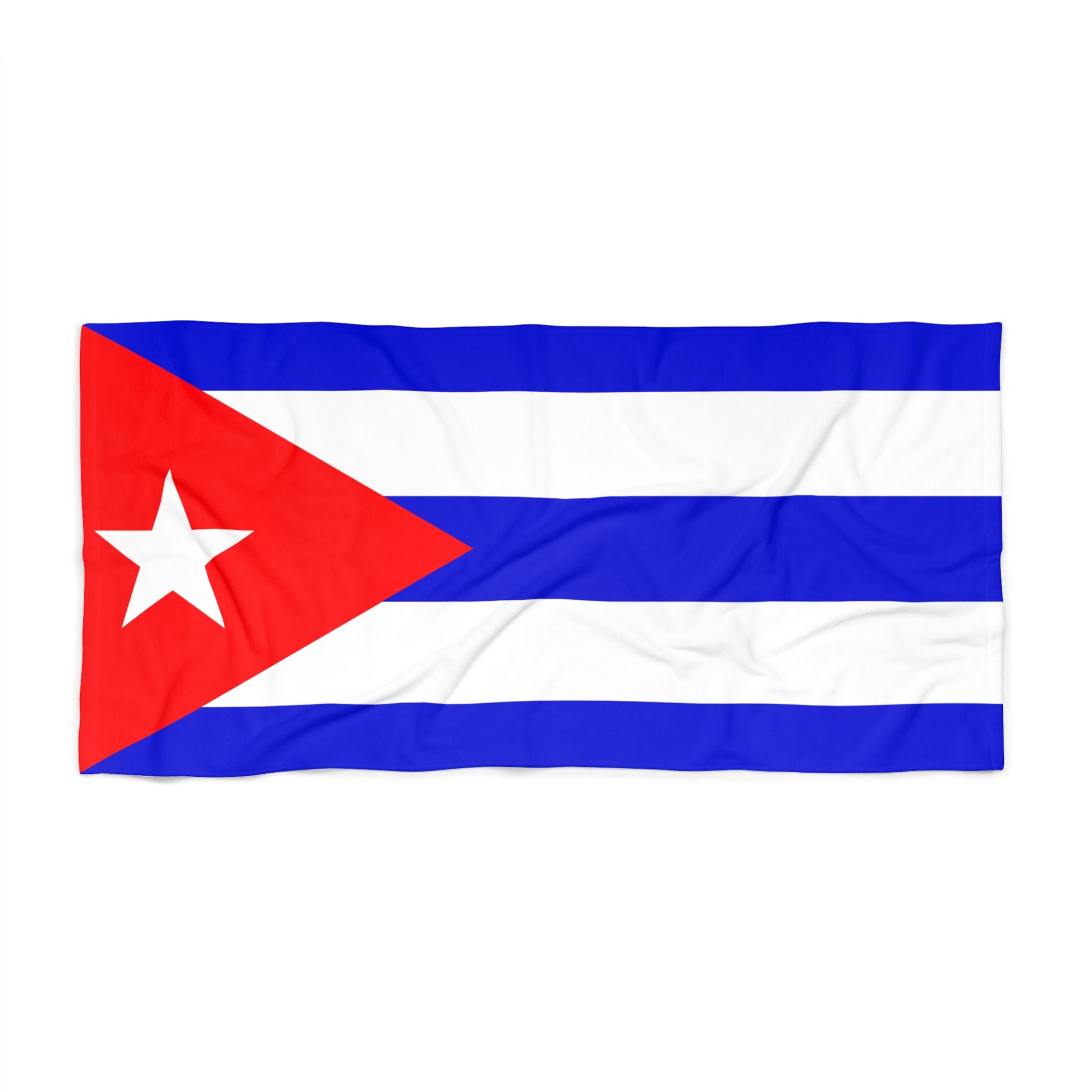 Cuba Flag Beach Towel | Quality & Long Lasting - 2 Sizes | Cuban Pride | Gift for Cubanos - Latinos 4 The World