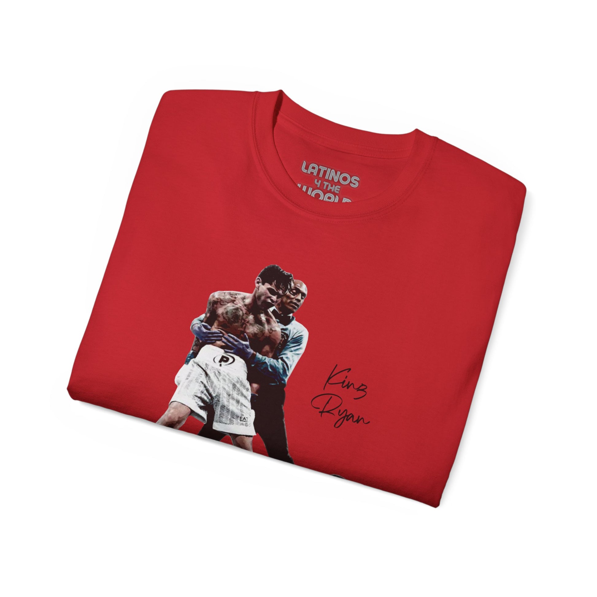 RYAN GARCIA v. DEVIN HANEY T-SHIRT | KNOCKDOWN SNAPSHOT GRAPHIC | 4 COLORS - Latinos 4 The World