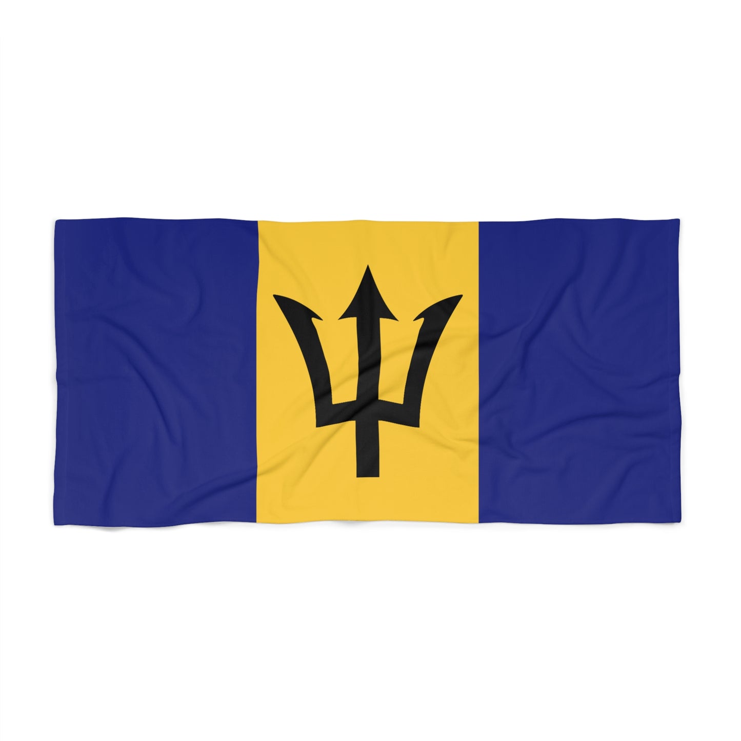 Barbados Flag Beach Towel | Quality & Long Lasting - 2 Sizes | Bajan Pride | Gift for Bajans