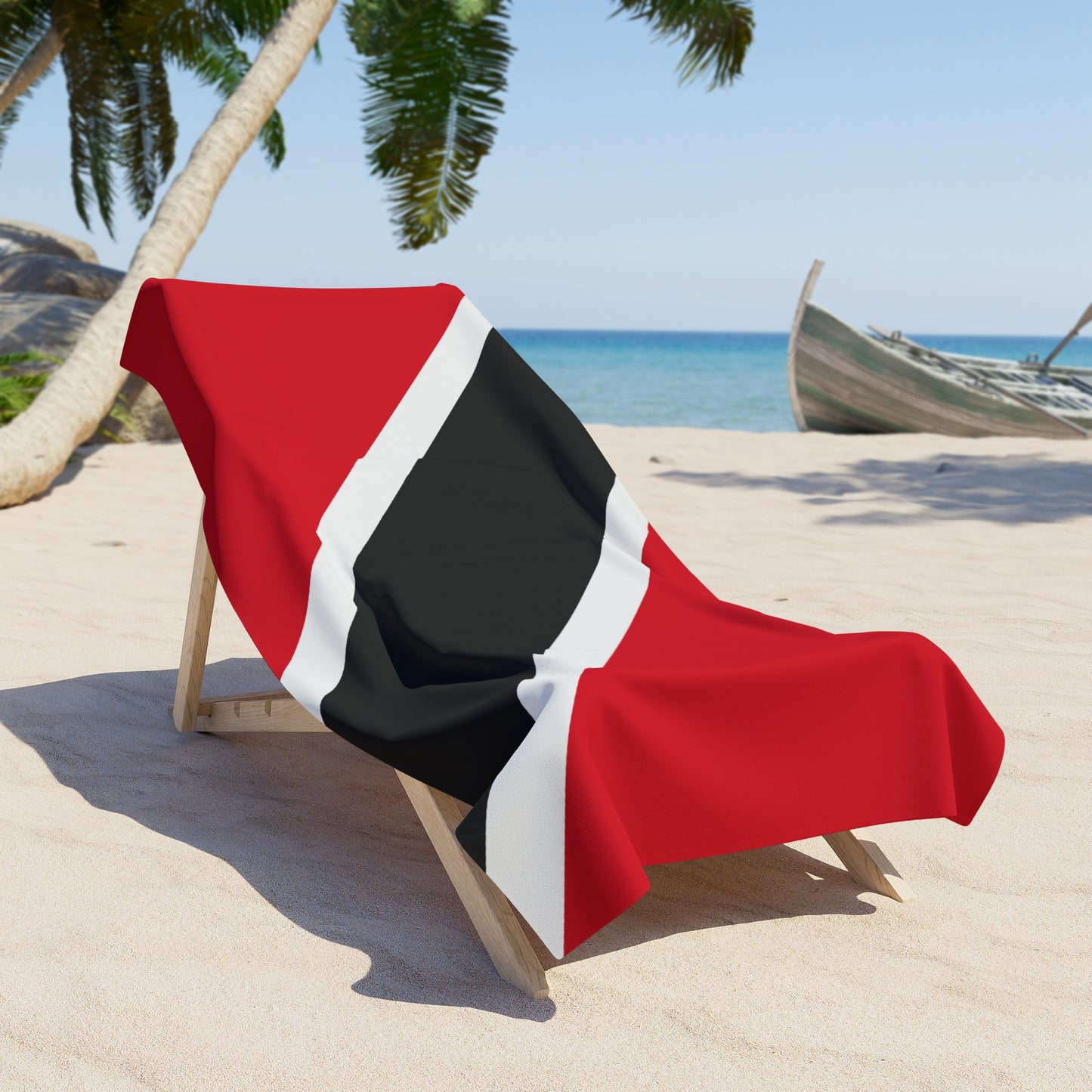 Trinidad & Tobago Flag Beach Towel | Quality & Long Lasting - 2 Sizes | Trinidadian Pride | Gift for Trinis - Latinos 4 The World