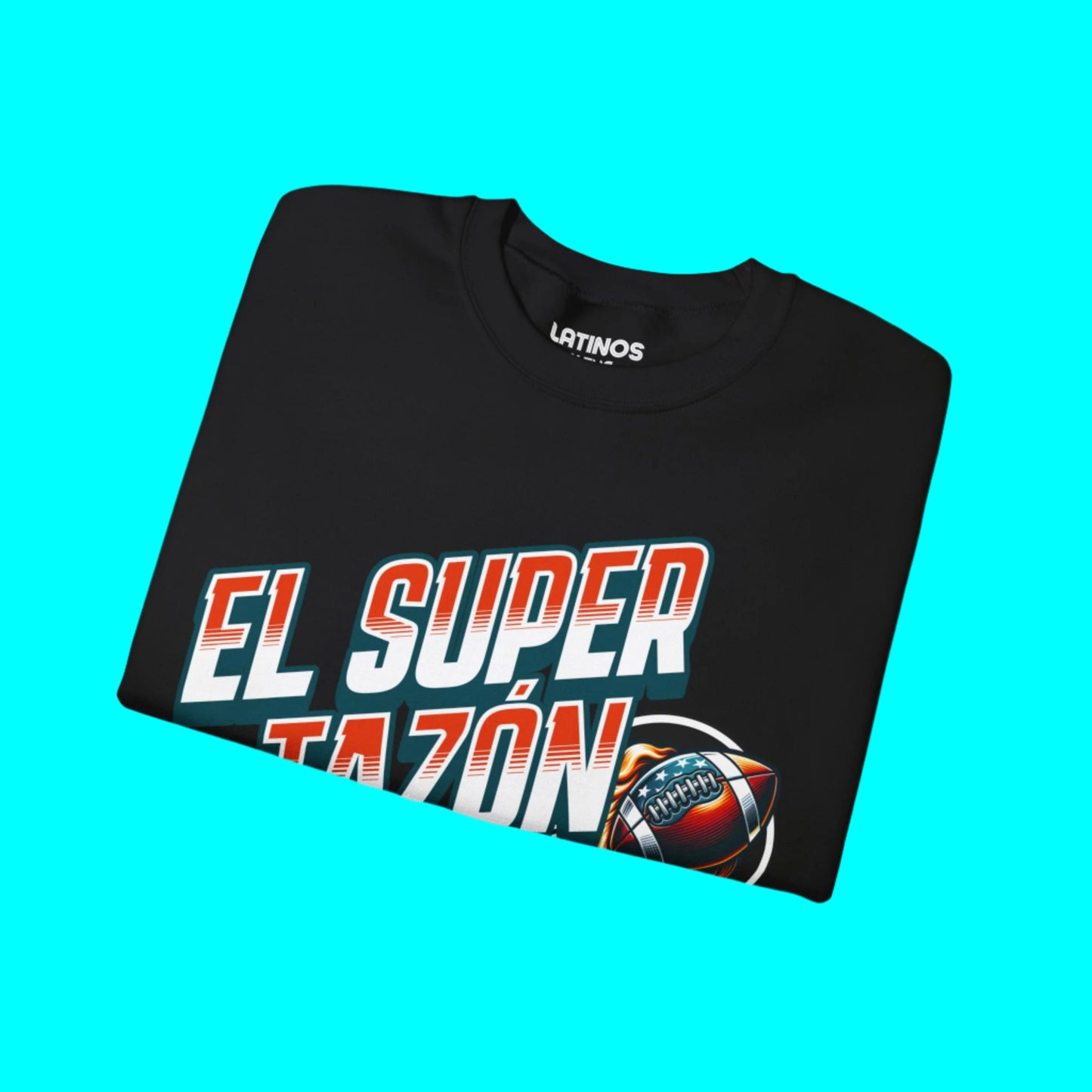 El Super Tazón Football Fleece Lined Crewneck | Viral Funny Latino Sports | 3 Colors