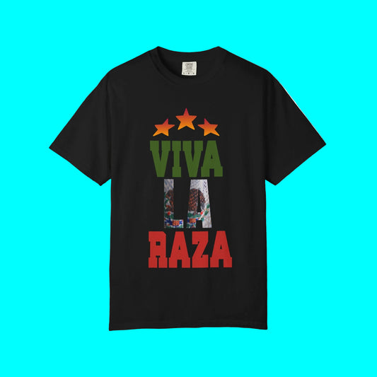 VIVA LA RAZA (Alternate Colors) Mexico Edition Immigration Ice Justice T-shirt | Mexican Latino Pride Viral Tees