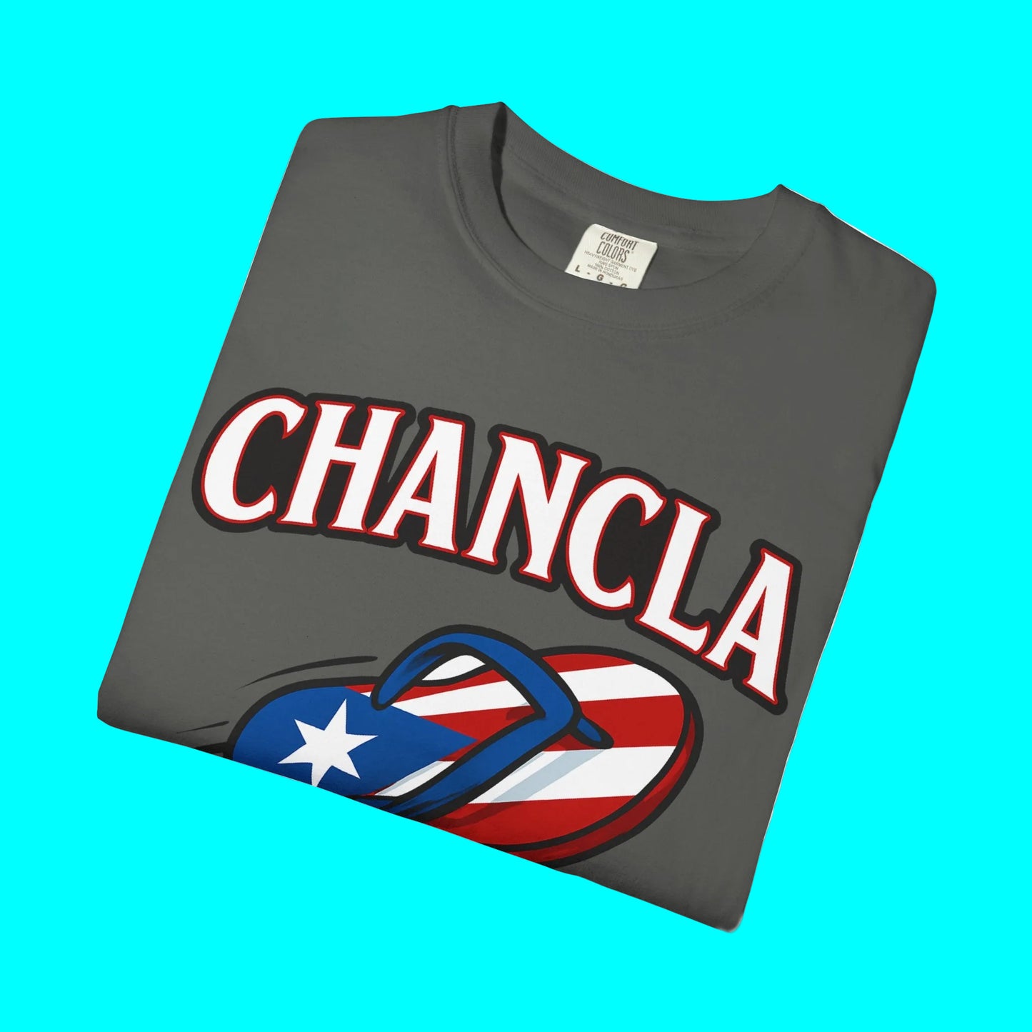 Puerto Rican Chancla Survivor T-shirt | Chancleta Joke Design Latino Pride Funny Viral Tees | PR | Unisex