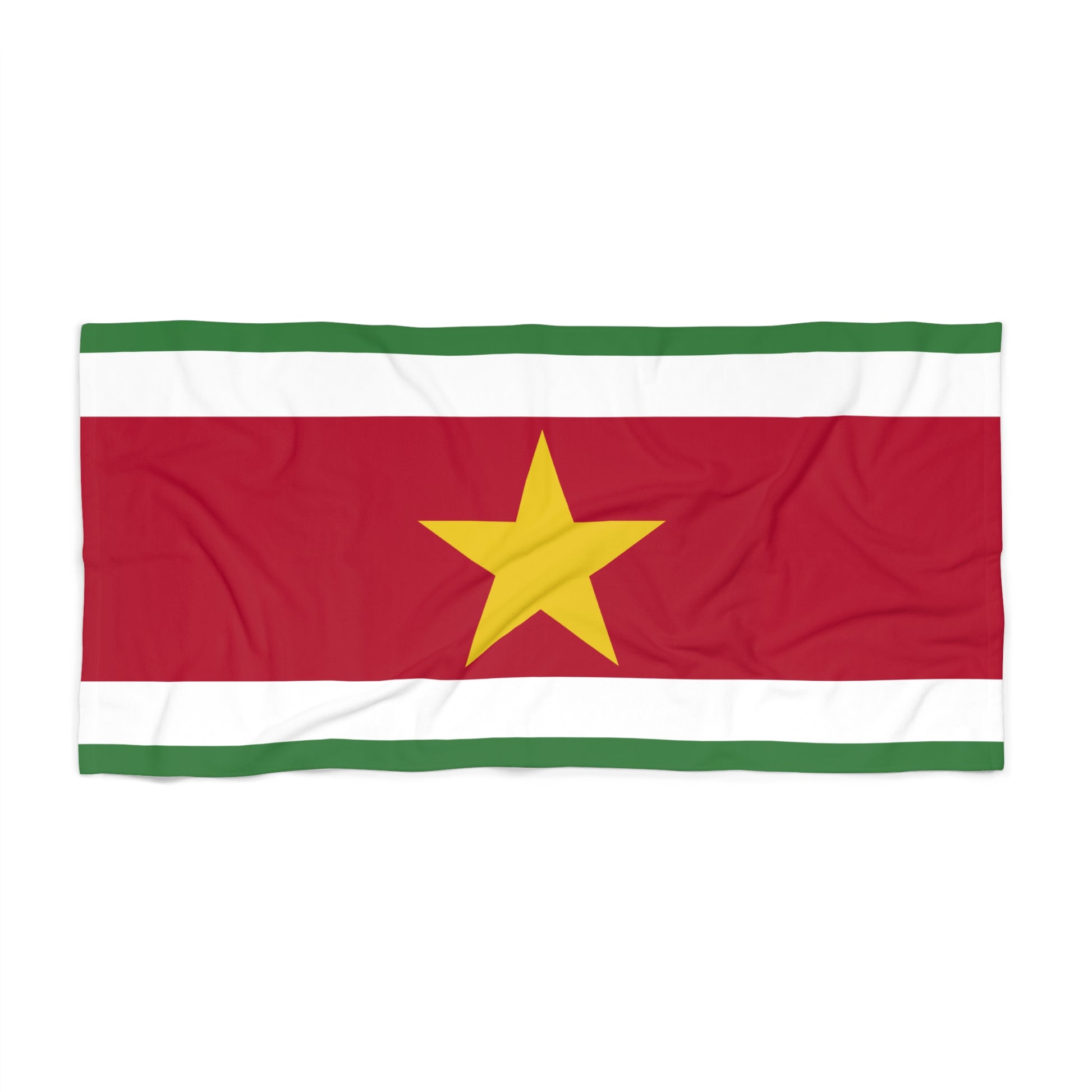 Suriname Flag Beach Towel | Quality & Long Lasting - 2 Sizes | Suriname Pride | Gift for Surinamese - Latinos 4 The World