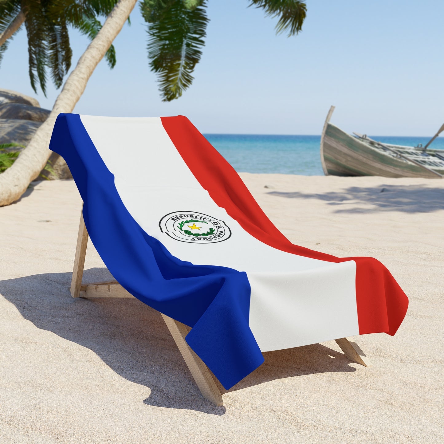 Paraguay Flag Beach Towel | Quality & Long Lasting - 2 Sizes | Paraguayan Pride | Gift for Guaranis - Latinos 4 The World