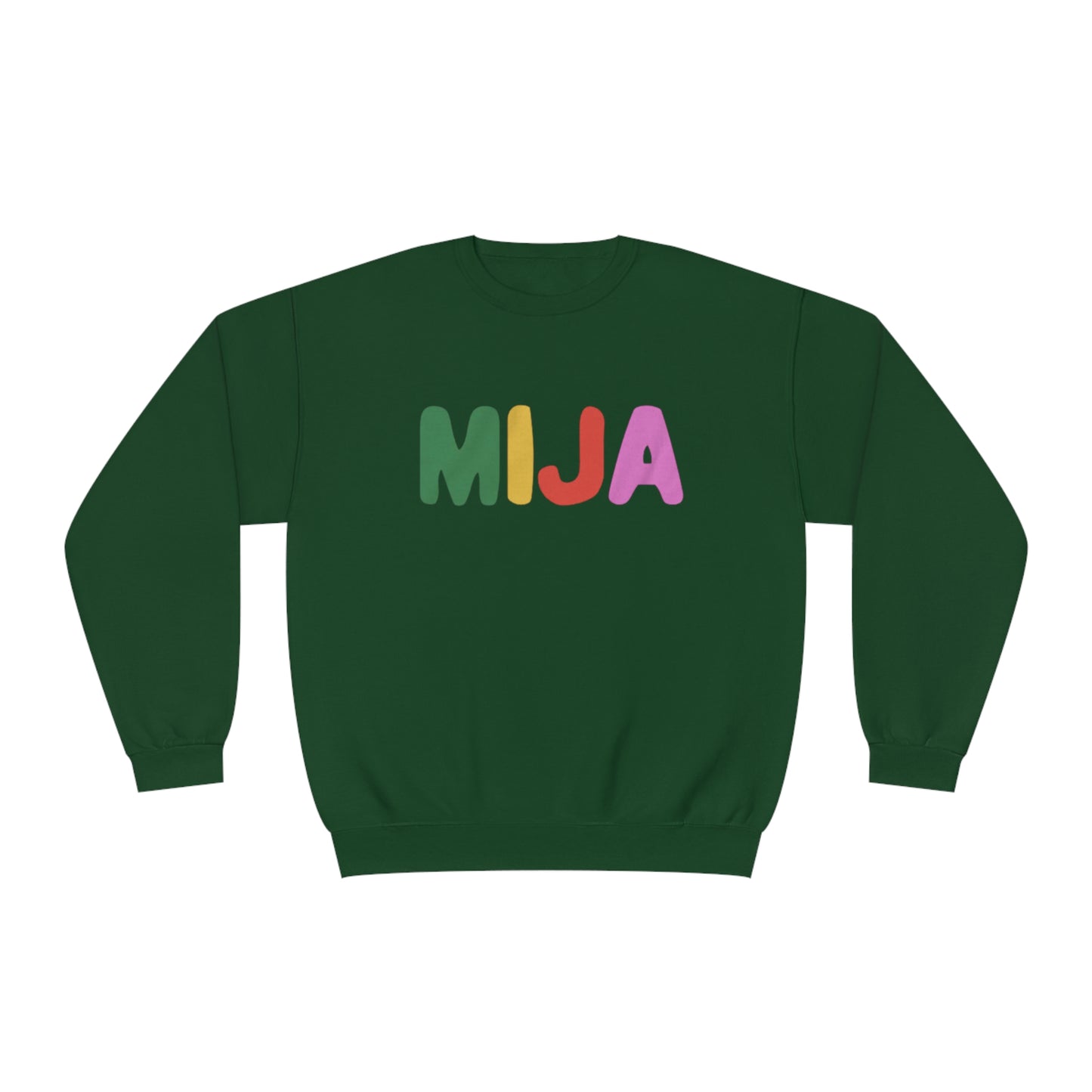 MIJA Crewneck Sweatshirt | Fleece-Lined Crewneck | 4 Colors Available - Latinos 4 The World