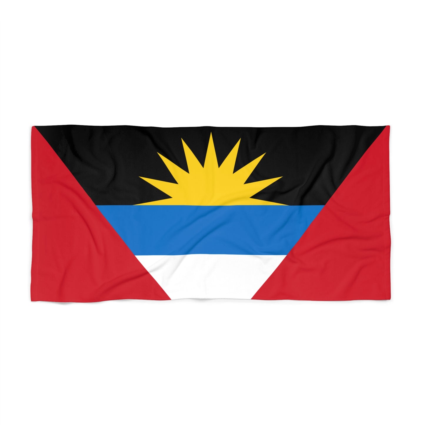 Antigua and Barbuda Beach Towel | Quality & Long Lasting - 2 Sizes | Antiguan Pride | Gift for Antiguan and Barbudans