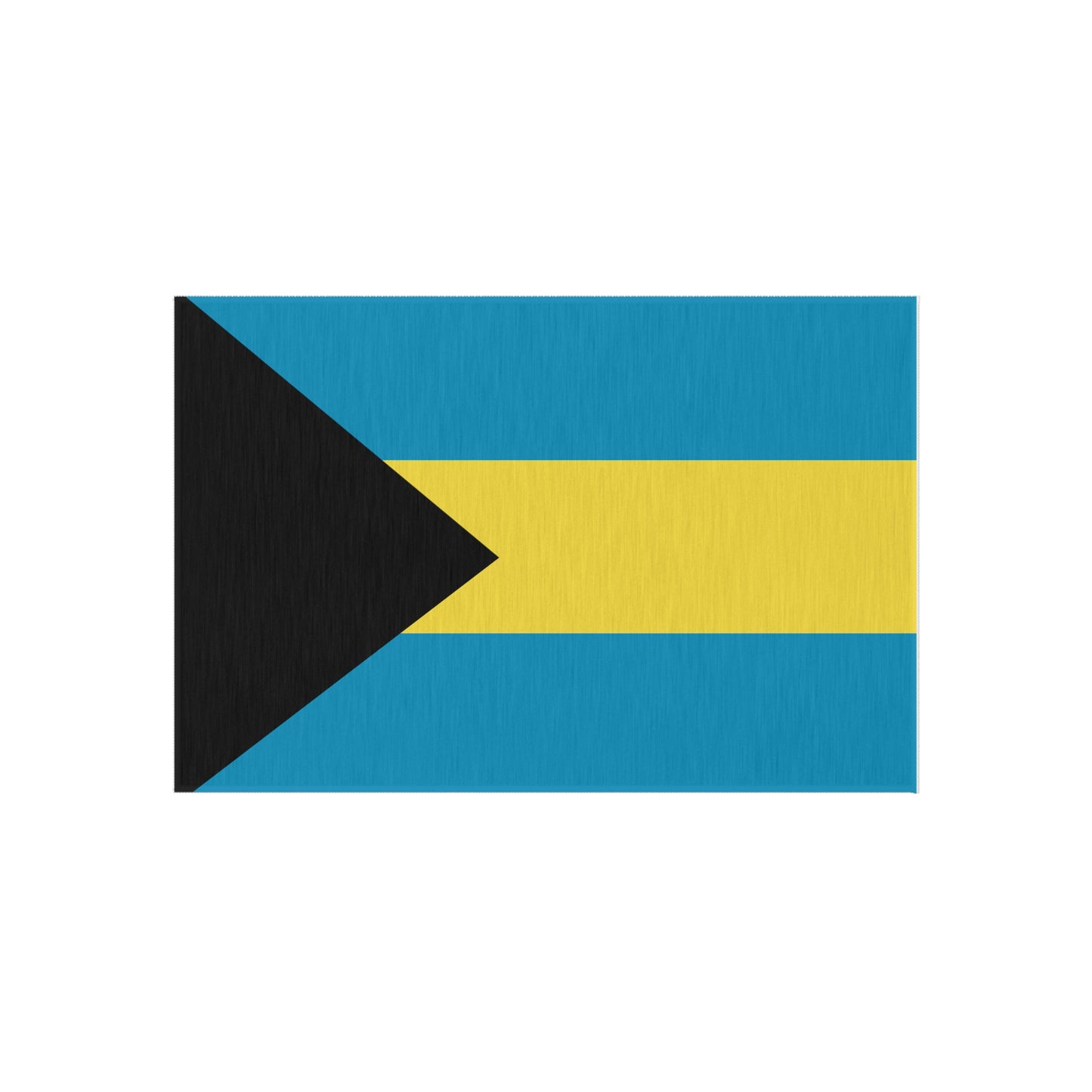 Flag Of Bahamas Outdoor Non-Slip Door Mat | Nassau | Bahamian Freeport | 24"x36"