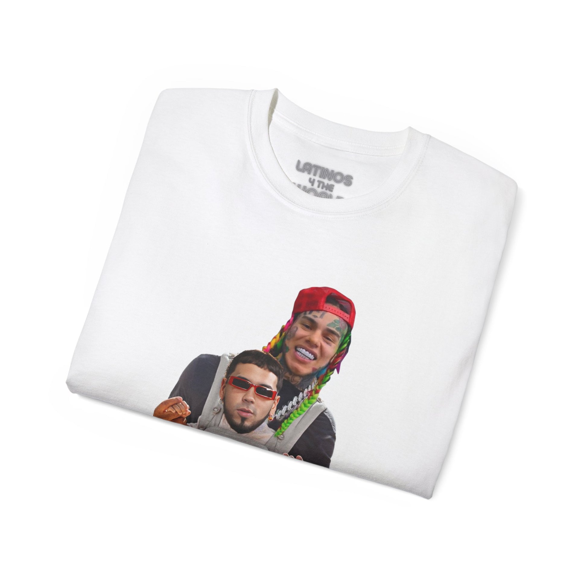 Tekashi 69 Tee | Beef with Anuel AA 6ix9ine Daddy Baby Carriage Design | 5 Colors | Heavy Cotton - Latinos 4 The World