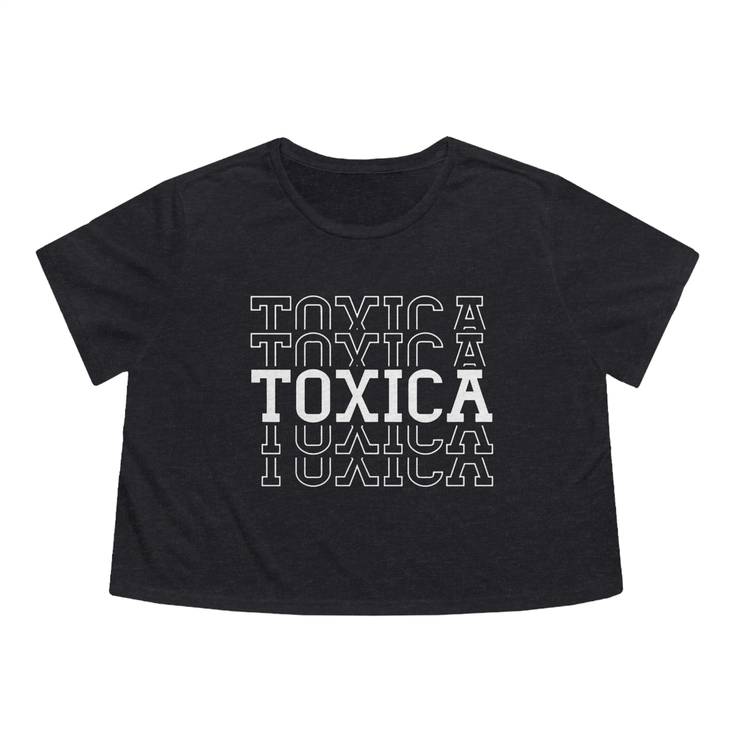 La Toxica | Women's Flowy Crop-Top Tee | 4 Colors