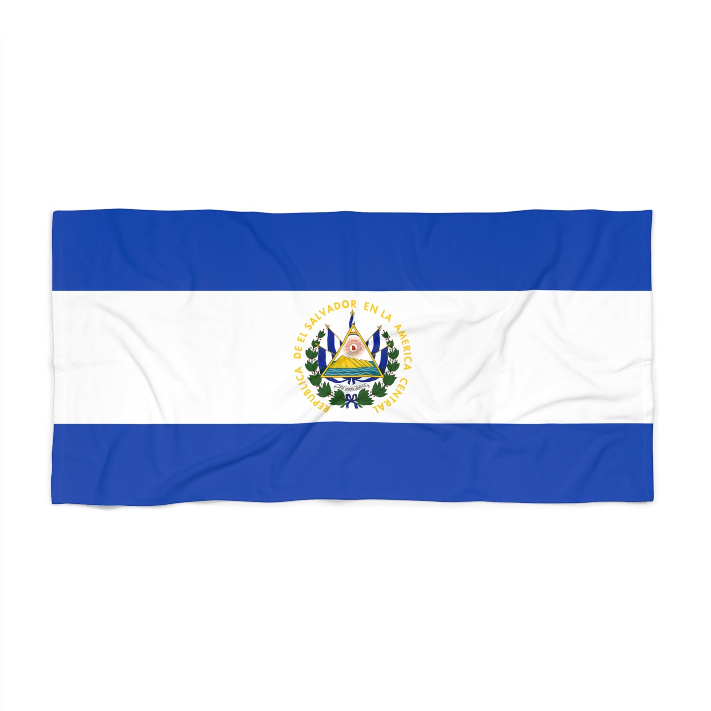 El Salvador Flag Beach Towel | Quality & Long Lasting - 2 Sizes | Salvadorian Pride | Gift for Salvadorians | Púchica Vos - Latinos 4 The World