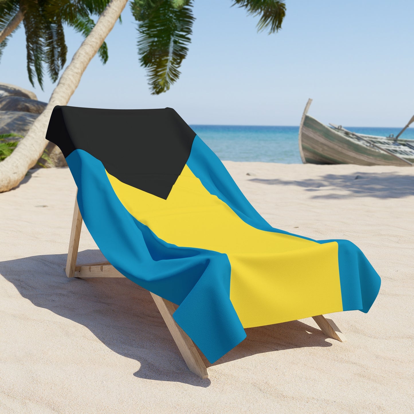 Bahamas Beach Towel | Quality & Long Lasting - 2 Sizes | Bahamian Pride | Gift for Bahamians