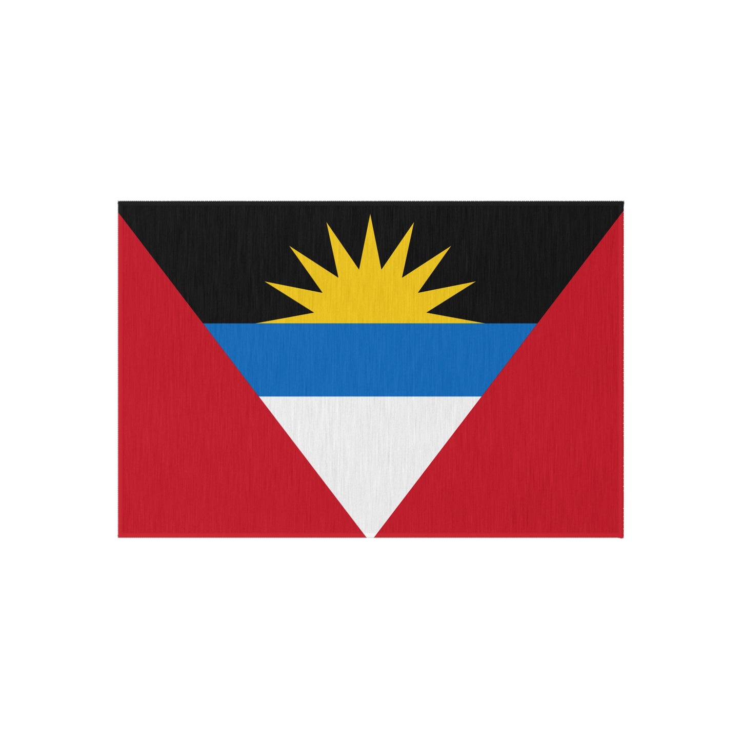 Flag Of Antigua and Barbuda Outdoor Non-Slip Door Mat | Saint John's | Antiguan Liberta | 24"x36"