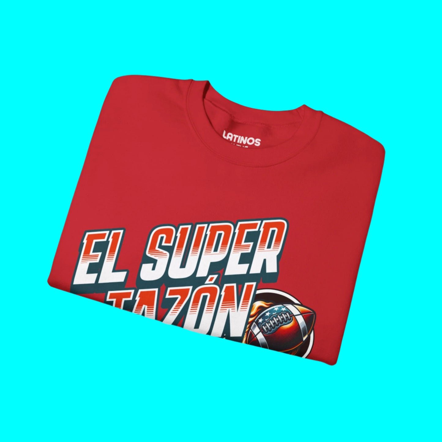 El Super Tazón Football Fleece Lined Crewneck | Viral Funny Latino Sports | 3 Colors