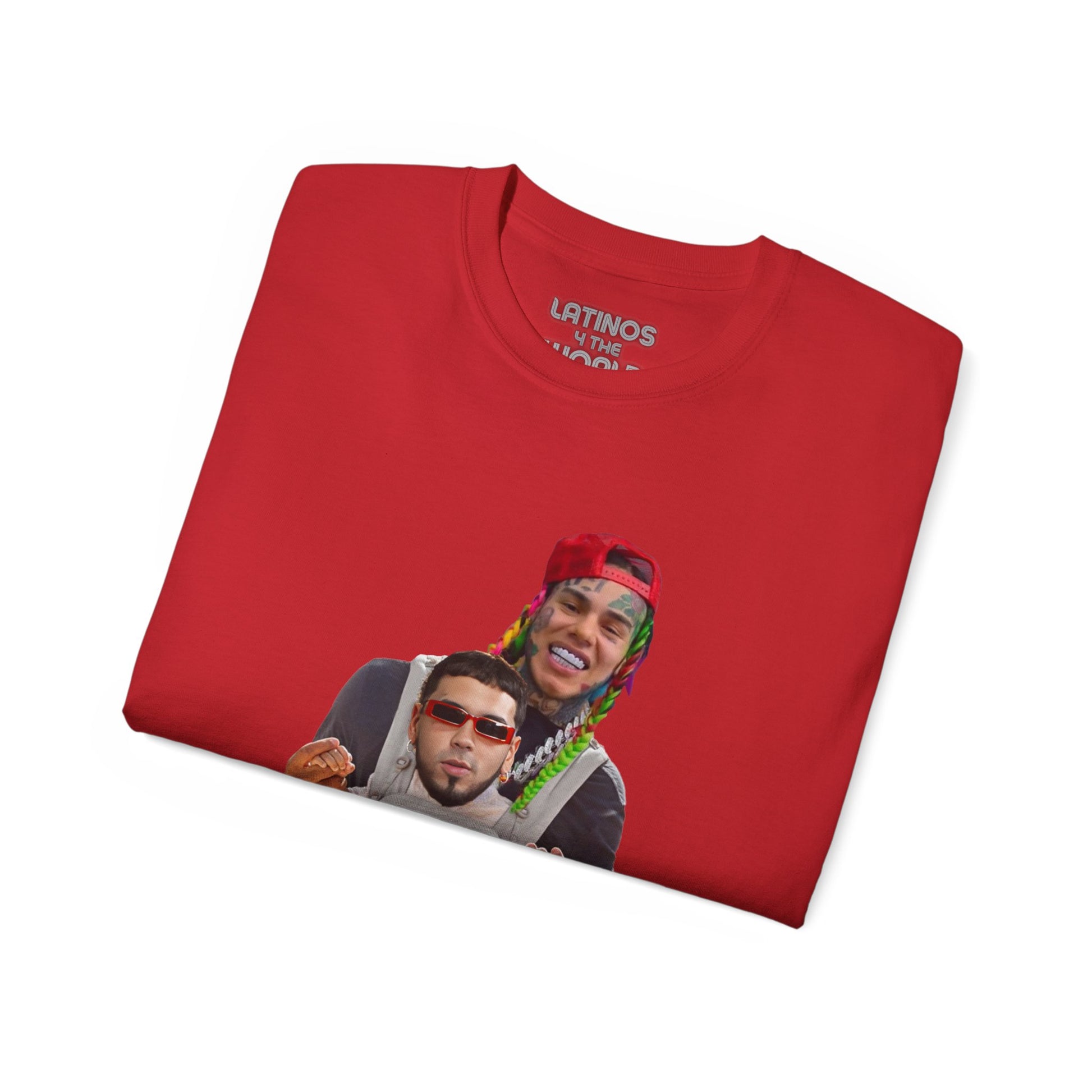 Tekashi 69 Tee | Beef with Anuel AA 6ix9ine Daddy Baby Carriage Design | 5 Colors | Heavy Cotton - Latinos 4 The World