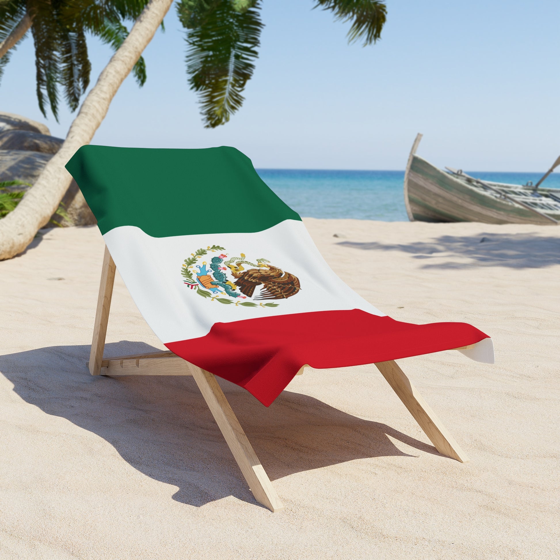 Mexico Flag Beach Towel | Quality & Long Lasting - 2 Sizes | Mexican Pride | Gift for Mexicans - Latinos 4 The World