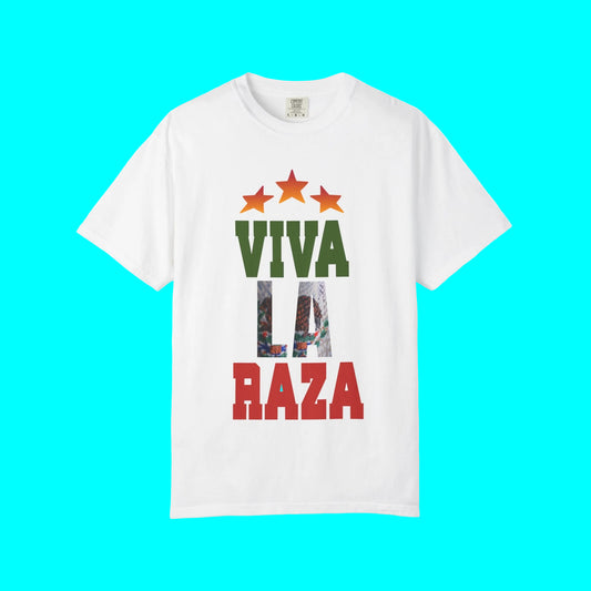 VIVA LA RAZA (Alternate Colors) Mexico Edition Immigration Ice Justice T-shirt | Mexican Latino Pride Viral Tees