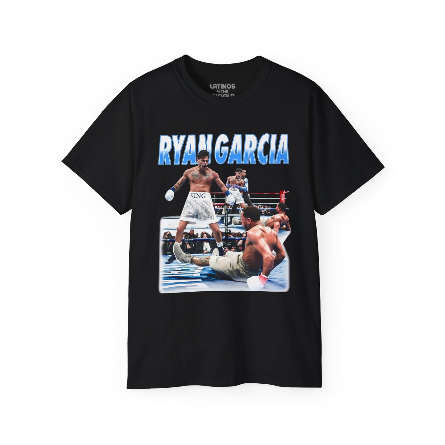 RYAN GARCIA v. DEVIN HANEY T-SHIRT | KNOCKDOWN OF THE YEAR GRAPHIC | 4 COLORS - Latinos 4 The World