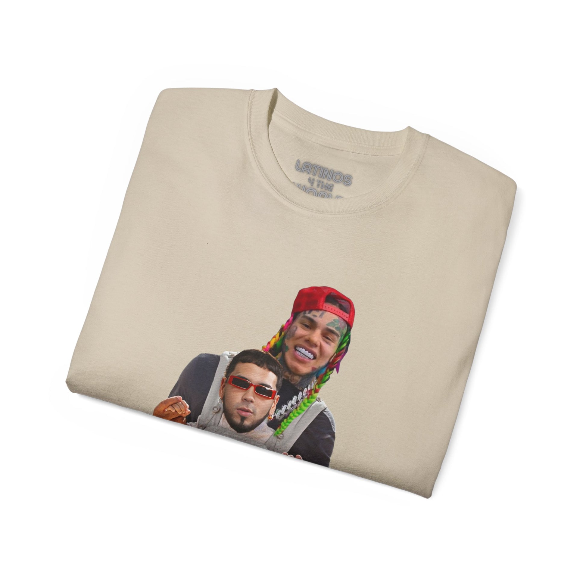 Tekashi 69 Tee | Beef with Anuel AA 6ix9ine Daddy Baby Carriage Design | 5 Colors | Heavy Cotton - Latinos 4 The World