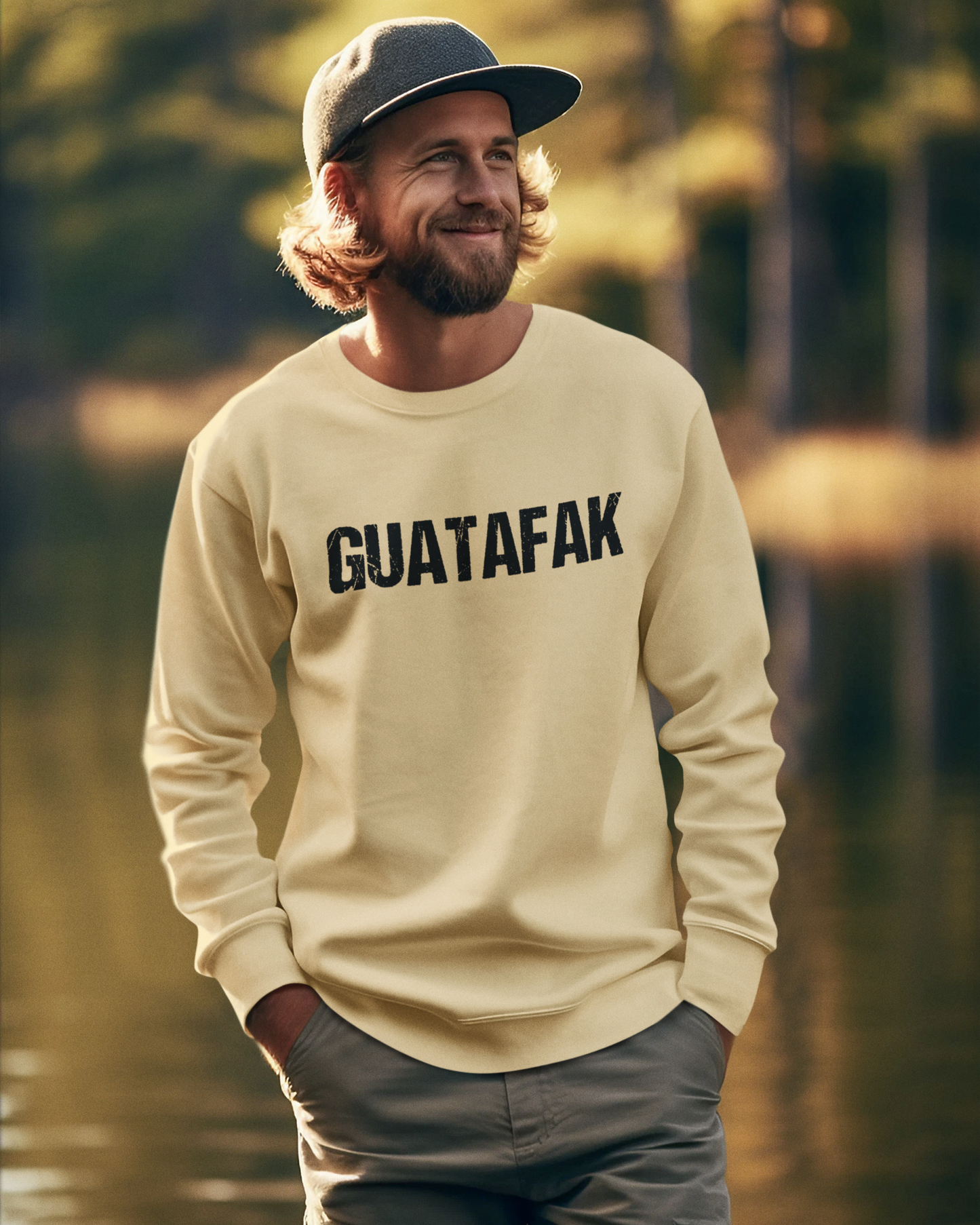 Guatafak WTF Latino Slang Comfy Crewneck Sweater | Viral Funny Latino | 3 Colors