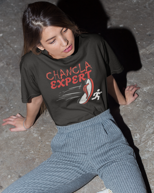 Chancla Expert T-shirt | Chancleta Mother's Day Joke Design Latino Pride Funny Viral Tees