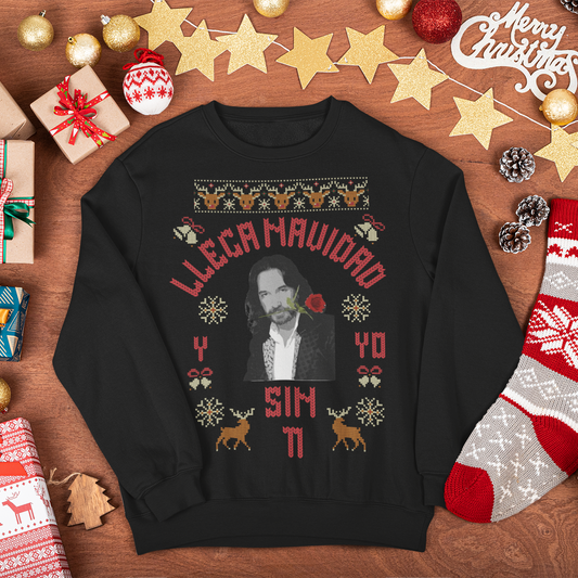 Llega Navidad Y Yo Sin Ti Marco Antonio Latino Navidad Ugly Christmas Sweater | 3 Colors